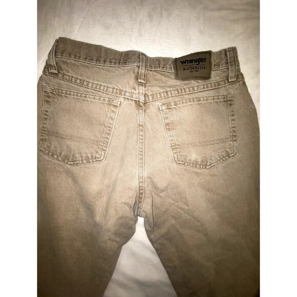 Wrangler Authentic Acid Wash Khaki Straight Leg Jean - Picture 7 of 7